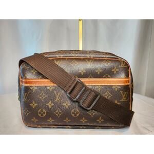 Louis Vuitton Reporter PM Crossbody Bag Monogram Canvas SP1929 Vintage